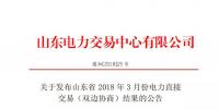 山東3月電力直接交易(雙邊協(xié)商)：達成交易電量3484110兆瓦時