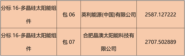國網(wǎng)2018綜合能源服務(wù)項(xiàng)目招標(biāo)光伏組件、逆變器中標(biāo)名單