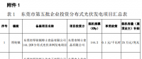 東莞第五、第六批分布式光伏發(fā)電項目匯總表