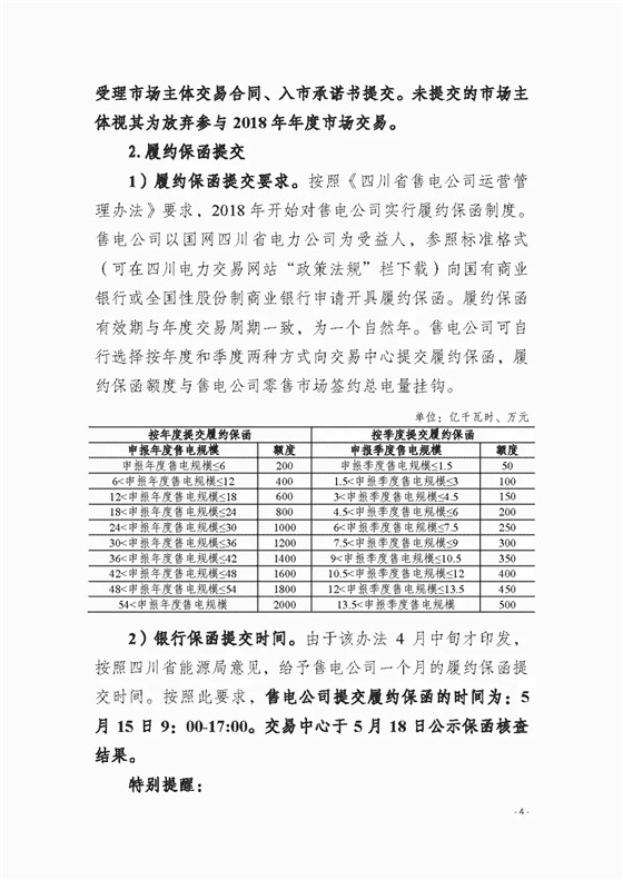 四川2018年度電力直接交易1號公告：風電、光伏、部分水電企業(yè)可參與直接交易