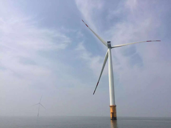 如東海上風(fēng)電投運 中國成少數(shù)具備海上風(fēng)電核心建設(shè)能力國家