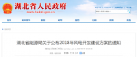 274.14萬千瓦！湖北省2018年風電開發(fā)建設(shè)方案公布?。ǜ巾椖壳鍐危?></a></div>
                                        <h3><a href=
