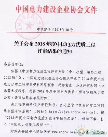 7個(gè)風(fēng)電工程獲獎(jiǎng)！2018中國電力優(yōu)質(zhì)工程評審結(jié)果名單出爐?。ǜ皆敿?xì)名單）