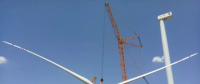 陸上風(fēng)電重器：三一重能第一臺(tái)3.4MW風(fēng)電機(jī)組順利完成吊裝！