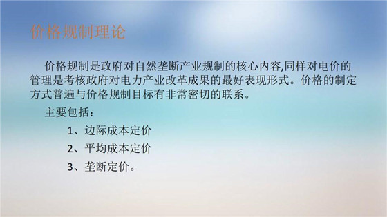 我國電力價(jià)格規(guī)制現(xiàn)狀、存在的問題及原因分析