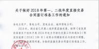 湖北2018年第一、二批年度直接交易合同簽訂準(zhǔn)備工作