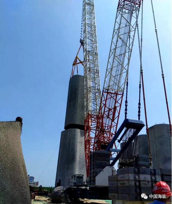 大唐滑縣項(xiàng)目首臺采用中國海裝120米輪轂高度鋼混塔筒機(jī)組完成吊裝