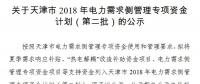 1917萬(wàn)元！天津公示2018年電力需求側(cè)管理專項(xiàng)資金計(jì)劃（第二批）