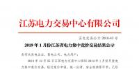 售電錦鯉！江蘇2019年1月集中競價價差1毛/千瓦時！