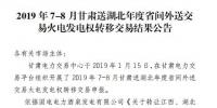 2019年7-8月甘肅送湖北年度省間外送交易火電發(fā)電權(quán)轉(zhuǎn)移交易：成交電量1.8816億度